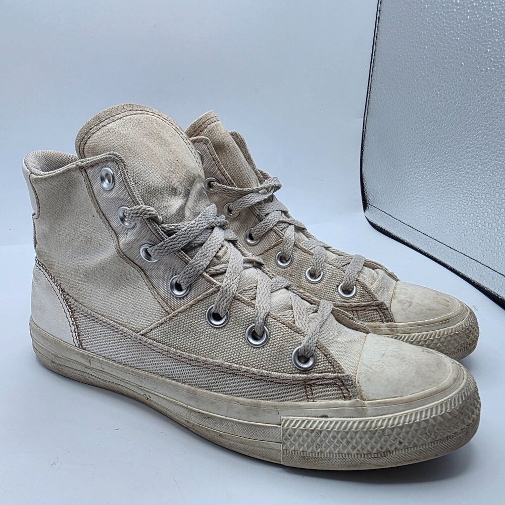 Converse Chuck Taylor Patchwork Womens Size 7 White Sneaker Shoes Casual Walking